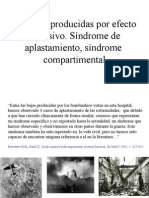 10 - Lesiones Producidas Por Efecto Explosivo. Síndrome de Aplastamiento