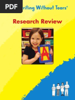 Handwriting Without Tears Research Review