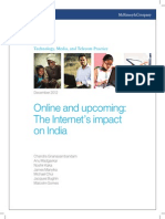 Executive Summary Online and Upcoming The Internet Impact On India