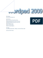 WordPad 2009
