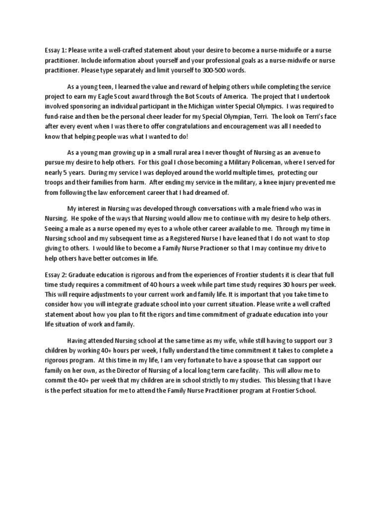 Essay 1 | PDF | Nurse Practitioner | Nursing