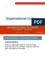 11 - Organization Culture Organisational Behaviour