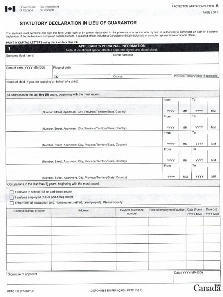 What Is A Pptc132 Form? – References and Guarantors for Passport ...