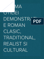 Enigma Otiliei Demonstratie Roman Clasic, Traditional, Realist Si Cultural