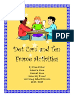 Dot Card and Ten Frame Activities for Early Numeracy