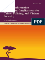Africa's Information Revolution: Implications For Crime, Policing, and Citizen Security
