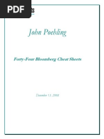Download Bloomberg Cheat Sheets by user121821 SN200123496 doc pdf