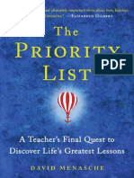The Priority List by David Menasche - Tattoo Excerpt