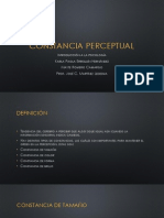 Constancia Perceptual