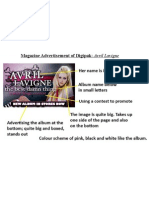 Avril-Magazine Advertisement Annotations