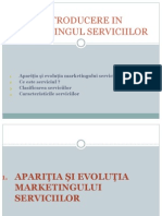 Introducerea in Marketingul Serviciilor