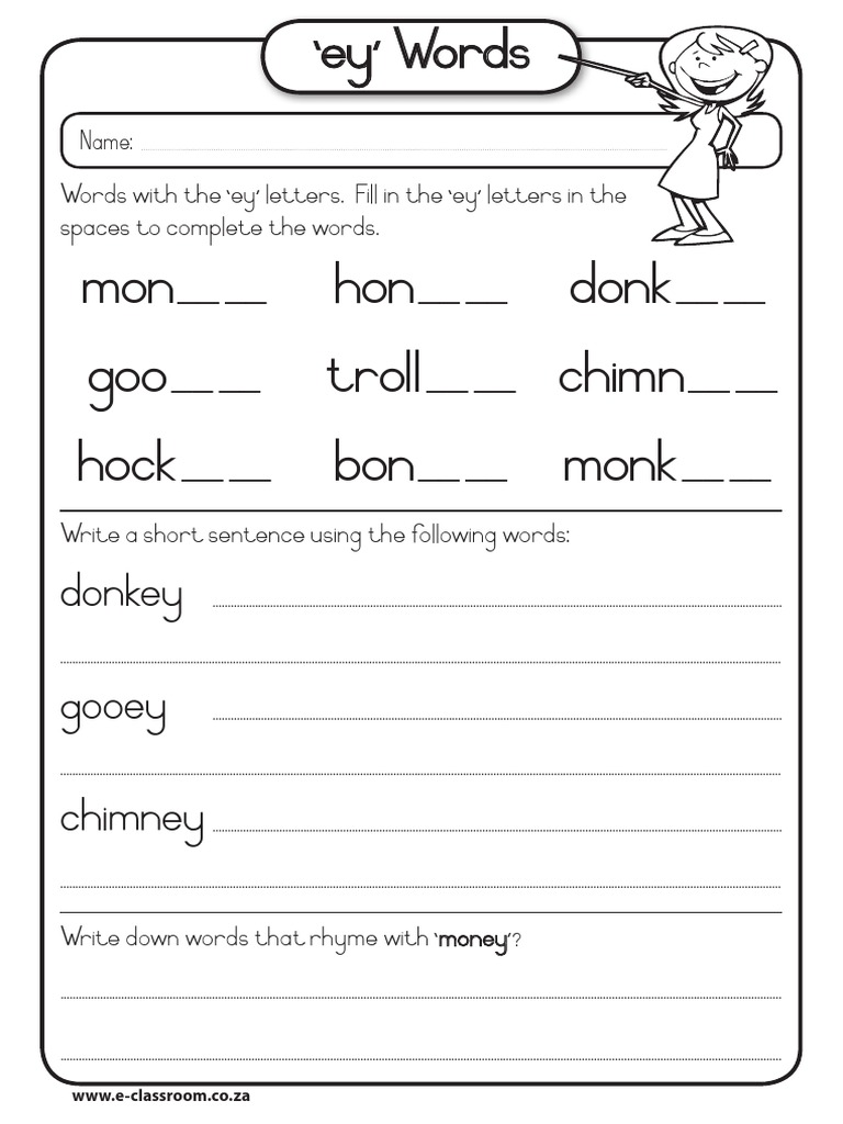 EY Phonics Worksheet for Kids | PDF