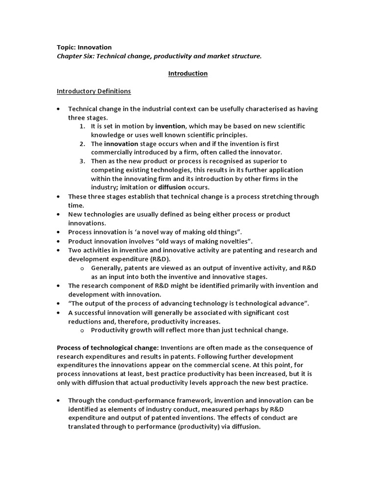 Innovation Profit Economics Monopoly - 