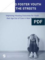 Keeping Foster Youth Off The Streets: Improving Housing Outcomes For Youth That Age Out of Care in New York City,"