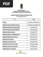 Cronograma Edital 275-2013 Apos Retificacoes
