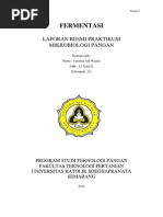 Download Laporan Praktikum Mikrobiologi Pangan - Fermentasi by Yeremia Adi Wijaya SN200181488 doc pdf