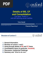 Details of BS, CF and Consolidation: Tom Goes "Public II," and Still Learning Social Realities