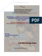 Cambio en El Sistema Educativo Venezolano 2001