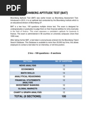 Aptitude Test For Finance And Accounts