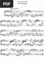 Scriabin Two Poems - Op 32