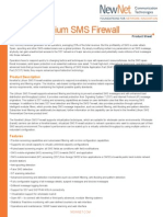 Newnet Lithium Sms Firewall: Product Sheet