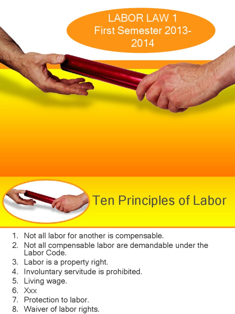 Ten Principles of Labor Law Explained | PDF | Independent Contractor ...