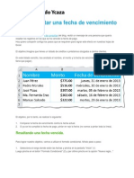 Cómo Resaltar Una Fecha de Vencimiento en Excel