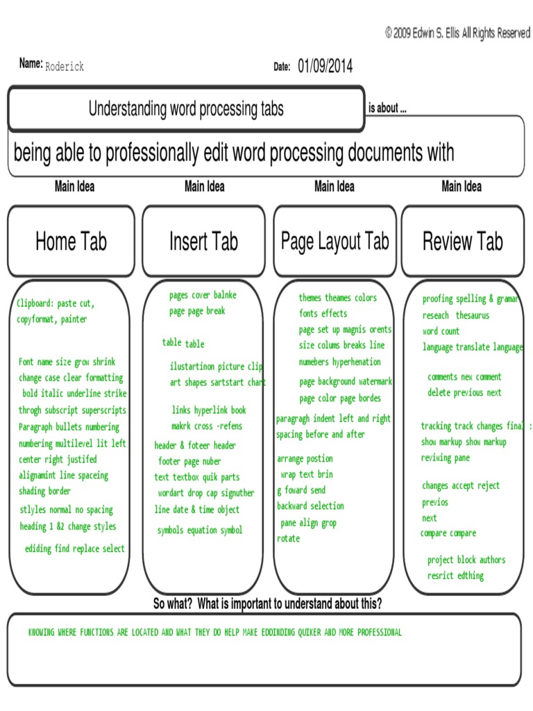 Mastering Word Processing Editing Tools | PDF