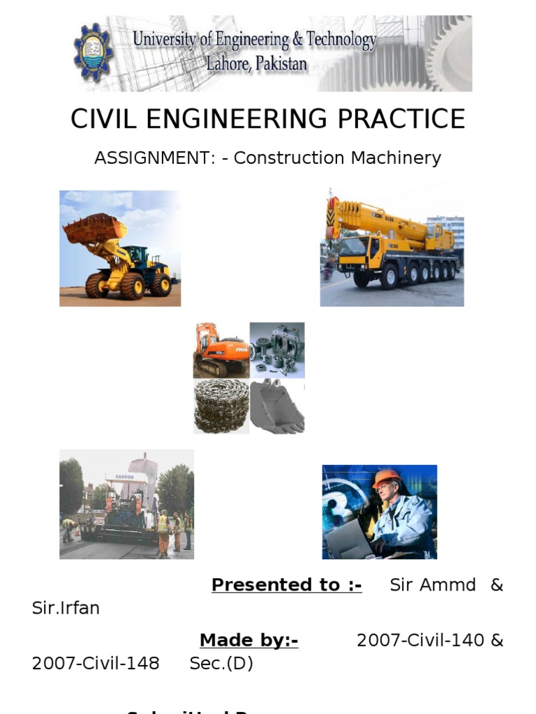 Construction Machinery | PDF | Loader (Equipment) | Heavy Equipment