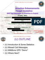 NSA Dishfire Presentation On Text Message Collection - Key Extracts