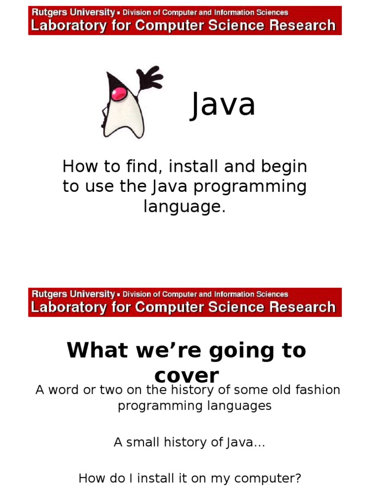How To Find, Install and Begin To Use The Java | PDF | Java Virtual ...