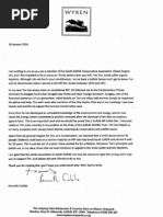 Download Kenneth Carlisle letter in support of Tim Yeo by Political Scrapbook SN200229620 doc pdf