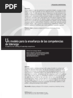 un modelo para la enseñanza de las competencias de liderazgo