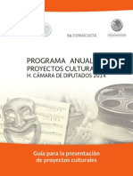 Programa Anual Proyectos Culturales