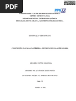 Fogão solar tipo caixa