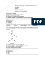 Exercicios Propriedades Do Carbono e Hidrocarbonetos