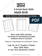 4th Grade Basic Skills Math Drill