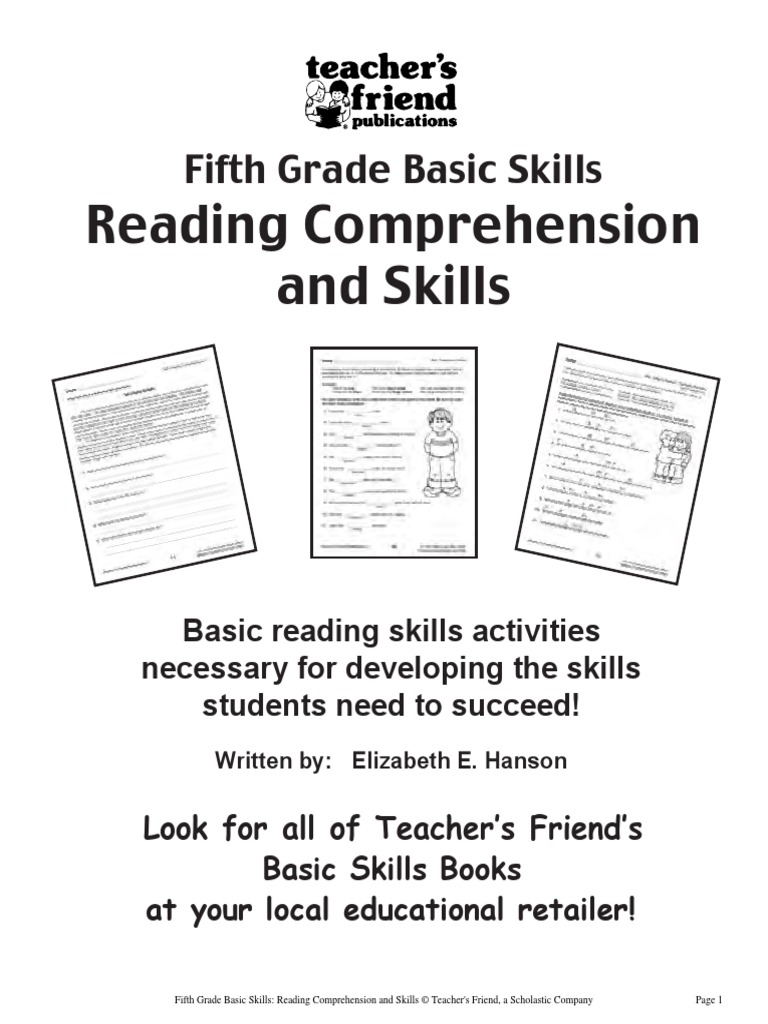 5th Grade Basic Skills- Reading Comprehension and Skills | Neil