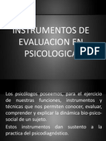 2 Instrumentos de Evaluacion en Psicologica