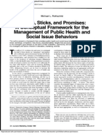 Carrots, Sticks, and Promises A Conceptual Framework For The Management of Public Health & Social
