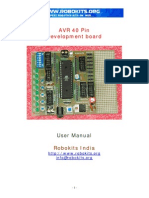 AVR 40 Pin Development Board