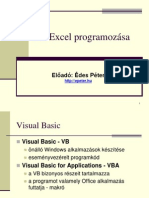 Az Excel Parogramozása