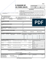 MEMBER’S CHANGE OF INFORMATION FORM (MCIF) INSTRUCTIONS