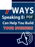 7 Ways Speaking Events Can Help You Build Your Business