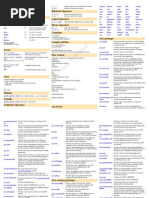 JAVA Quick Reference PDF