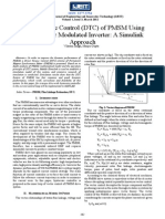 Direct Torque Control (DTC) of PMSM Using Space Vector Modulated Inverter: A Simulink Approach