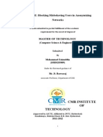 NYMBLE: Blocking Misbehaving Users in Anonymizing Networks: CMR Institute OF Technology