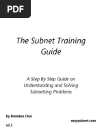 The Subnet Training Guide