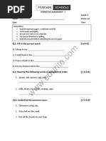 Cbse Class 2 Maths Question Paper Fa 1 Schools