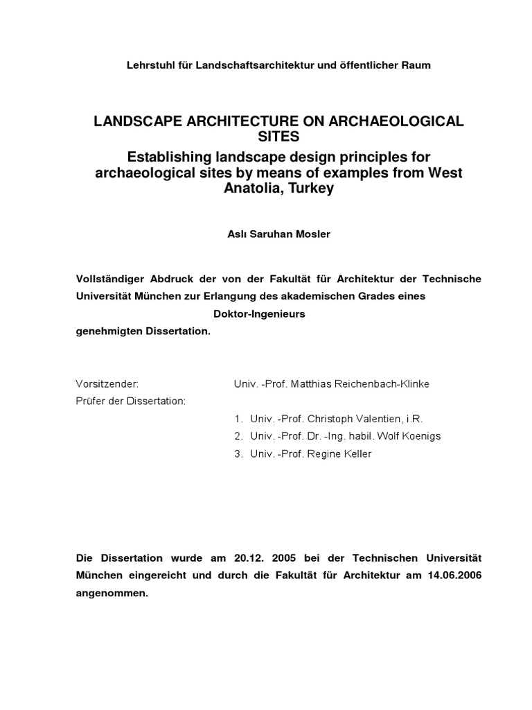 archaeology Landscape Archaeology